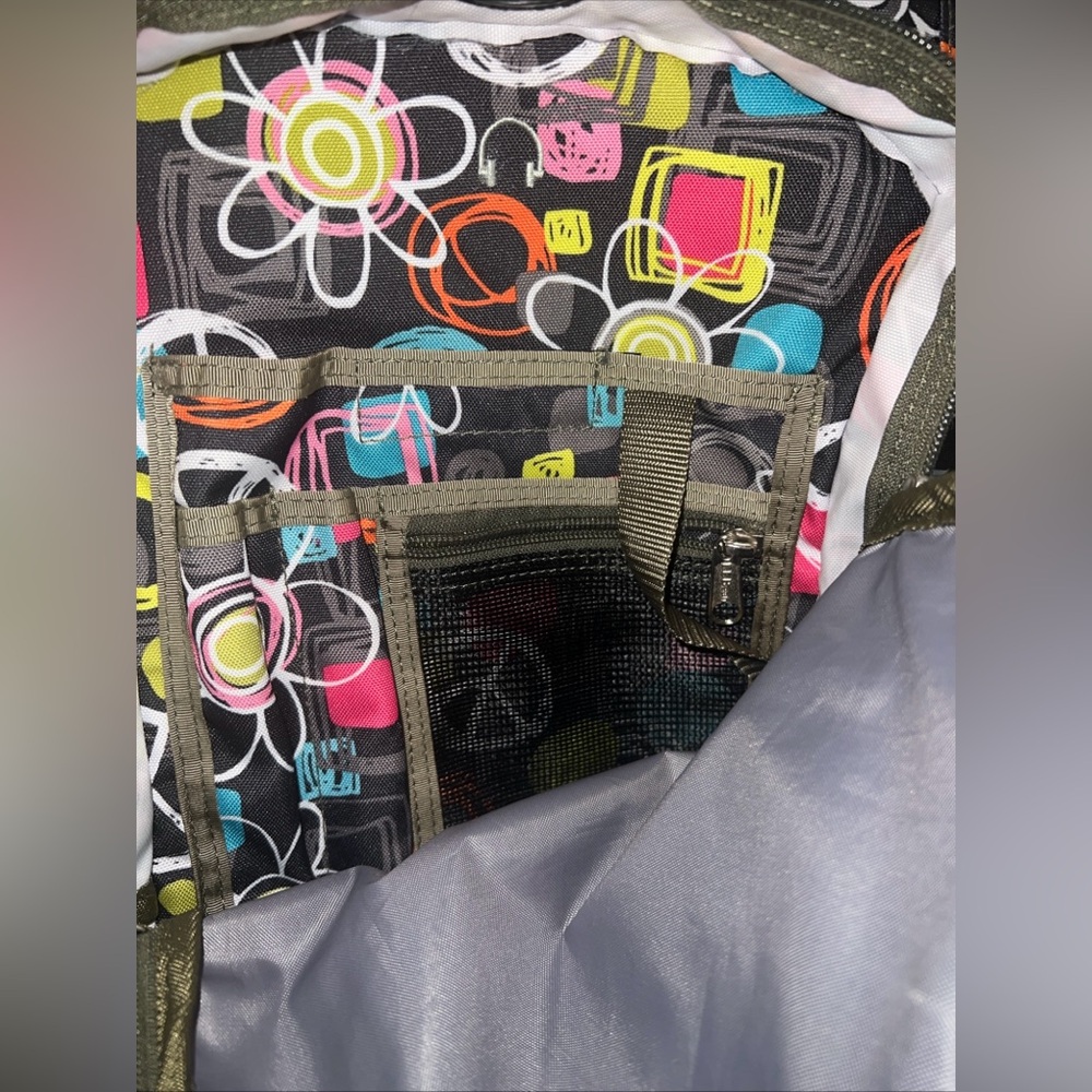 L.L. Bean Multicolor Patterned Backpack - image 4